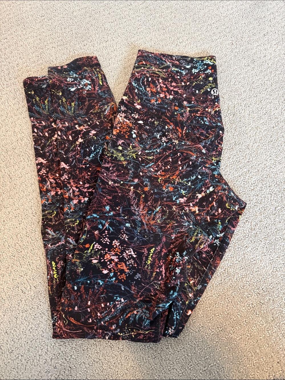 Lululemon align Multicolor Floral Print Leggings size 4